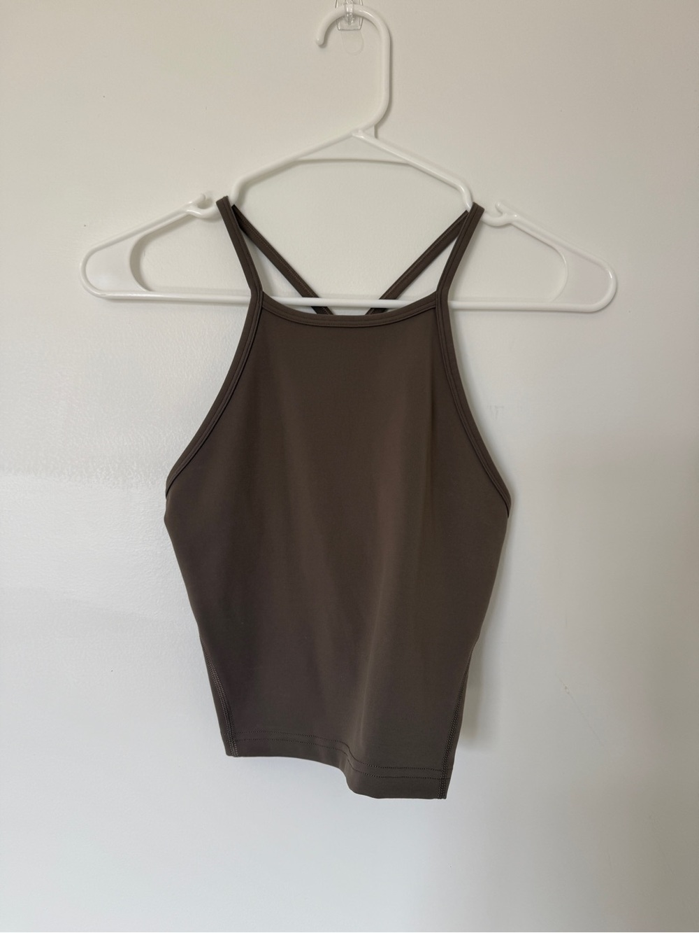 lululemon athletica Women's Brown High-Neck Double-Strap Tank